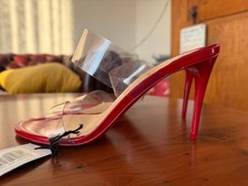 Louboutin Just Nothing 85 / 39 / Tacchi alti / 9,5 cm / Mules / Rot (Loubi)