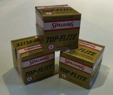 Lotto VINTAGE Palline Da Golf Top Flite Spalding 4/3 Long On Distance 