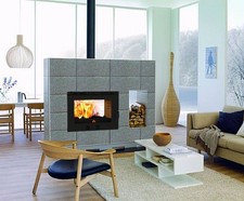 Inserto per Camino a Legna F.lli Lerda L-90 Bifacciale 18 Kw