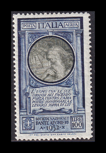 Italia 1932 dante 100 - italia, l.