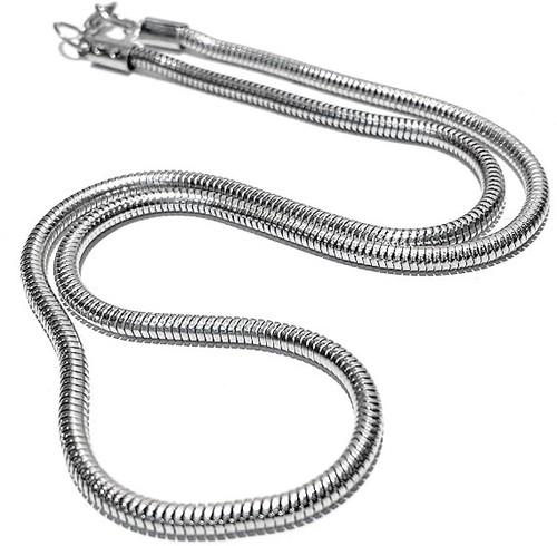 Collana snake acciaio inox - collana, in