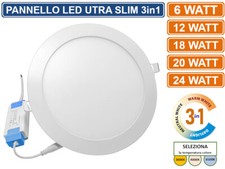 PANNELLO LED INCASSO ULTRA