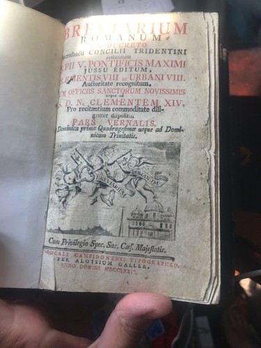 Antico breviario romano - antico,