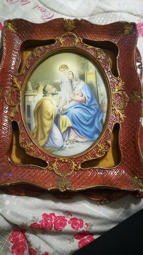 Quadro cornice legno madonna - legno,