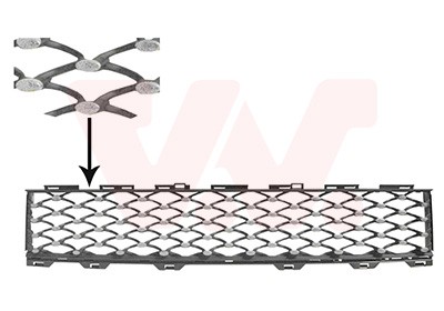 Griglia ventilazione paraurti