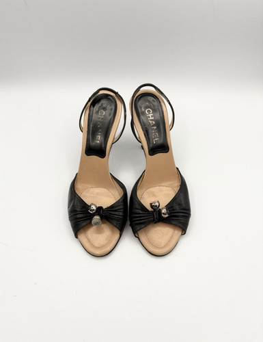 Tacchi chanel neri - beige, con