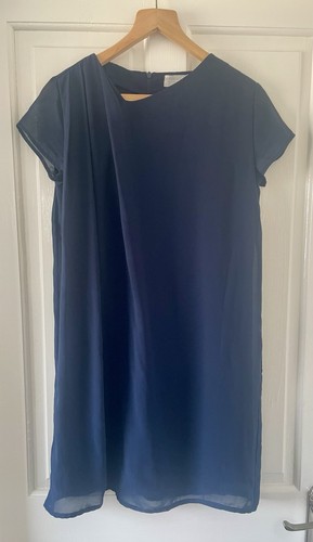 Zara abito tubino blu - a,