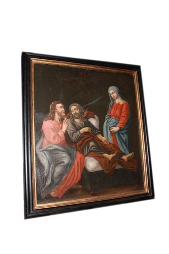 Olio tela francese del - su,