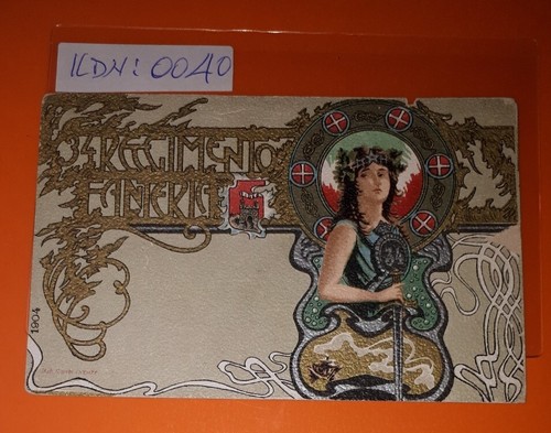 Cartolina reggimentale 1904 - reggimentale:,
