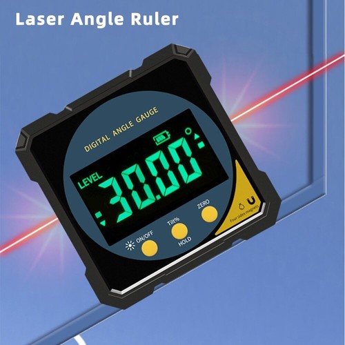 Laser digital protractor - digital,