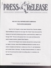 red hot chili peppers   press