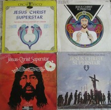 Lotto  "JESUS CHRIST SUPERSTAR" 4 LP - CONDIZIONI PESSIME, 1  CON DANNI