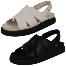 Sandali Slingback In Pelle