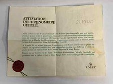 Rolex certificate official - rolex,