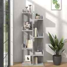 vidaXL Libreria 48x25x140 cm Grigio Sonoma Legno Multistrato