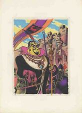 MAGNUS - Compagnia della forca - copertina n. 5  tavola originale 25,5 x 36 cm