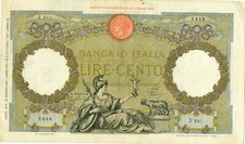 Italy 13 March 1937 Banknote