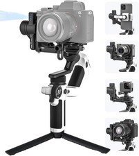 Feiyu SCORP-Mini 2 (Bianco) Gimbal Stabilizzatore per Smartphone/Fotocamera con AI Tracking