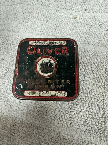 Vintage tin oliver typewriter - vintage,