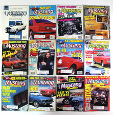 Mustang Monthly Magazine Lot Bundle 1990 Complete Year Set Full 12 Car Issues 5.