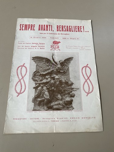Ww2 bersaglieri spartito inno - ,