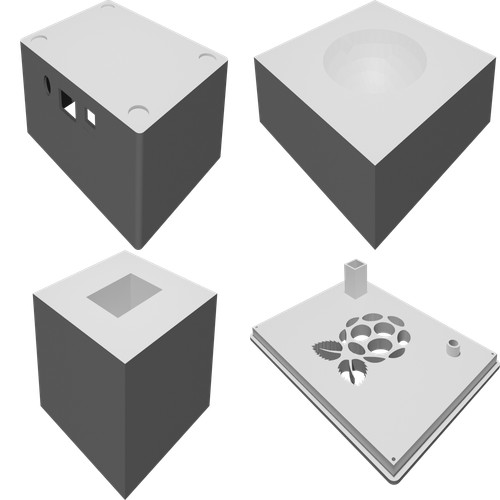 Custodia console retropie - custodia, per