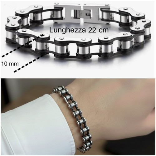 Bracciale catena moto per - bracciale,