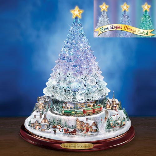 Reflections christmas train - christmas,