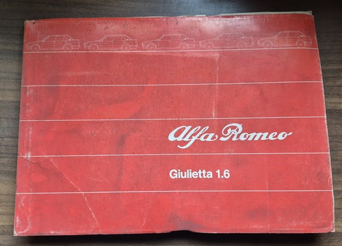 Libretto giulietta alfa - giulietta, 1.6