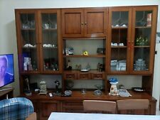 parete attrezzata, marrone, in