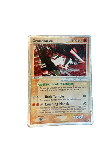 Groudon 101 hidden - groudon, ex
