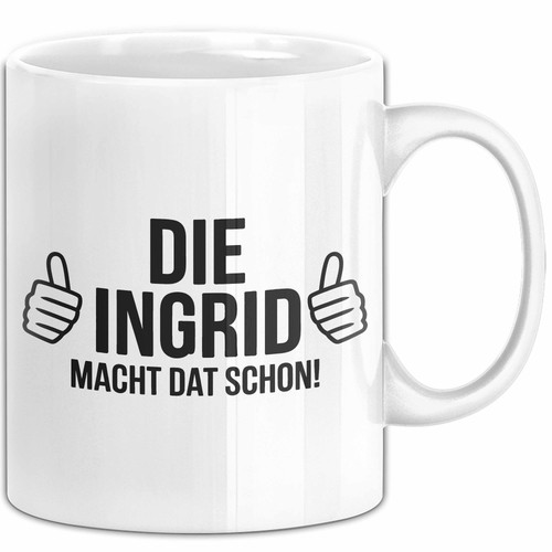 Ingrid tasse geschenk - ingrid,