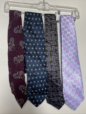 Set 4 cravatte vintage