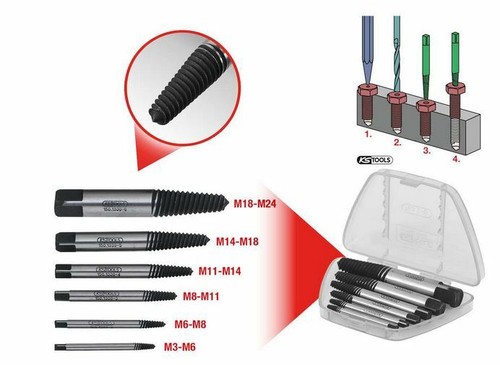 Tools set estrattori viti - set,