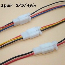 Automobilistico Connettore Auto Moto Elettrico Spina Socket-Kit 2/3/4 Pin Vie
