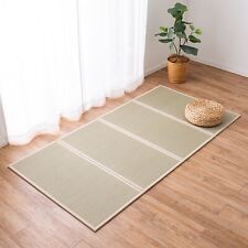 HAGIHARA Materasso Tatami Doppio Giapponese Erba Rush Futon Pieghevole Beige 2607