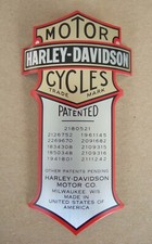 HARLEY DAVIDSON SPRINGER FORCELLA EMBLEMA BREVETTO LOGO MARCHIO HERITAGE CLASSIC