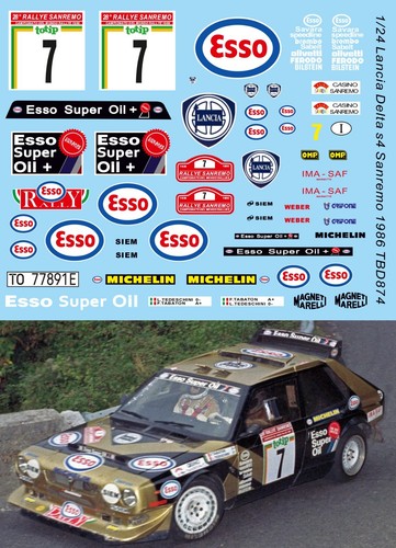 24decals per lancia delta - 1/24decals,