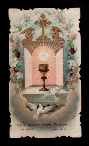 Antico santino holy card - santino,