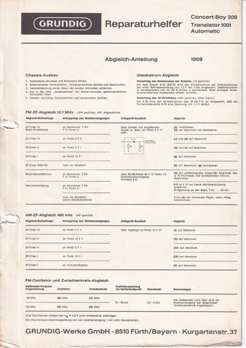 Manuale servizio grundig - manuale,