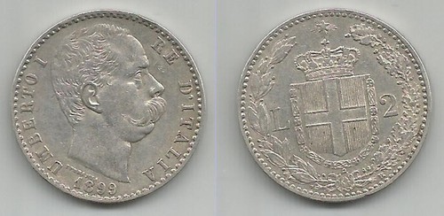 Umberto 2 lire - i,