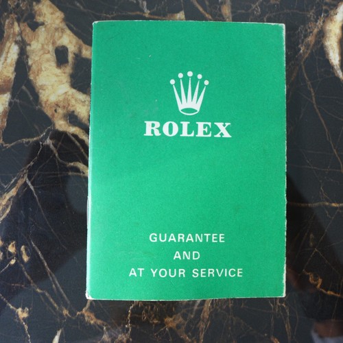 Libretto garanzia rolex - un,