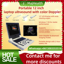 Ultrasuoni portatile 12 pollici per laptop con doppler a colori e quattro sonde selezionabili