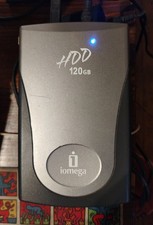 Iomega 120GB HDD, USB 2.0. Funzionate. Spedito formattato. Ottimo stato