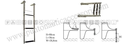 Scaletta telescopica fissaggio - scaletta,