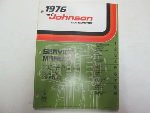 1976 johnson fuoribordo 135 - 135, hp
