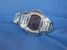 Casio G-MS Baby-G Quartz MSG-132 Stainless Steel Japan Rare Vintage 2000