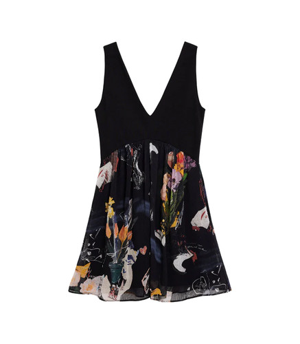 Abito corto desigual - abito,