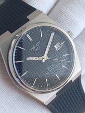 Tissot PRX Powermatic 80 40mm Cassa Argento in Acciaio, Cinturino Blu in Pelle,