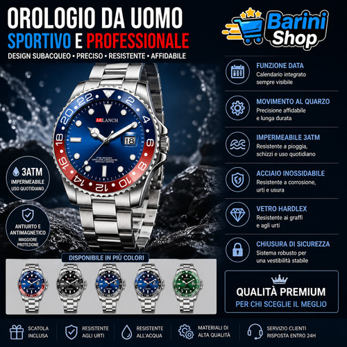 Orologio uomo subacqueo - uomo,
